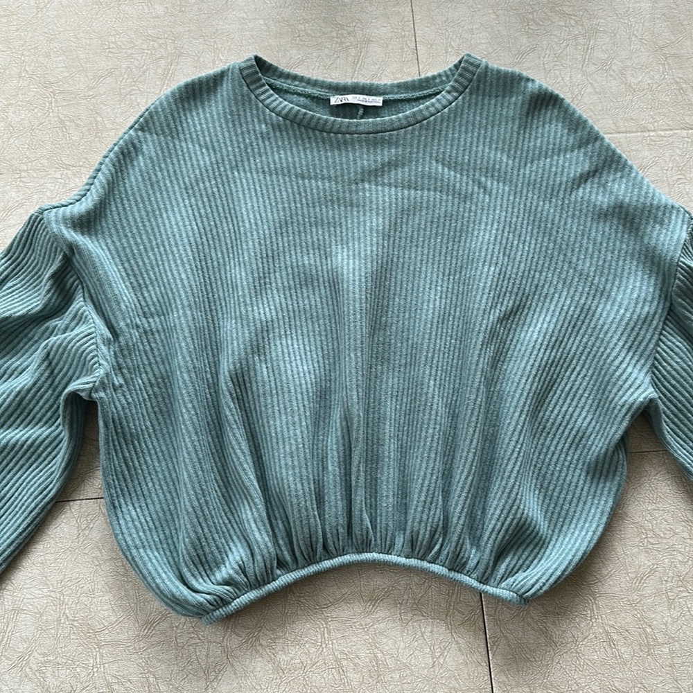 Zara Turquoise Top
